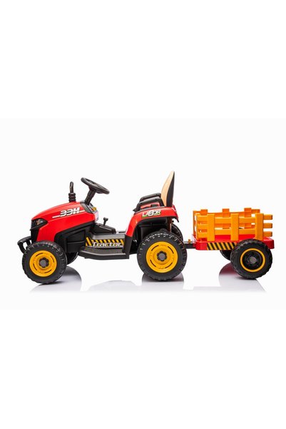 TEA Sports Tractor electric pentru copii 2-6 ani cu remorca Labor Lux 12V 60W...