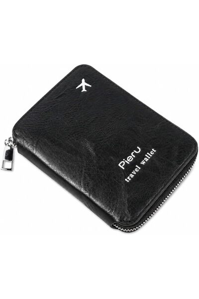 Generic RFID Blocking Passport Holder, Multifunctional PU Leather Travel Wall...
