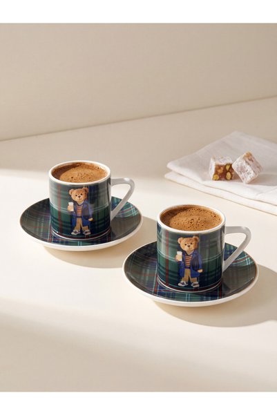 LC Waikiki Quality Pieces from Çelebi Store Bear Printed Coffee Cup Set