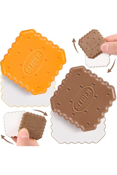 Generic 3 Pcs Magnetic Fidget Toys, Haptic Coin Fidget Slider, Cute Donuts Bi...
