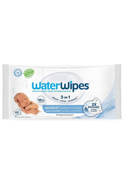 Generic Sensitive+ Newborn & Baby Wipes, 3-In-1 Cleans, Cares, Protects, 99.9...