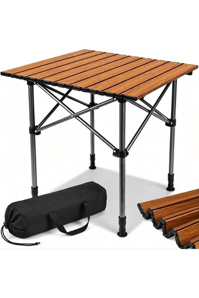 Ominii Outdoor Camping Folding Table，Lightweight Folding Table with Aluminum ...