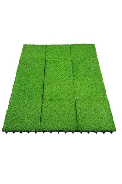 Generic Parquet Flooring - 12 Pieces Wood Floor Tiles Set for Pathway Garden ...
