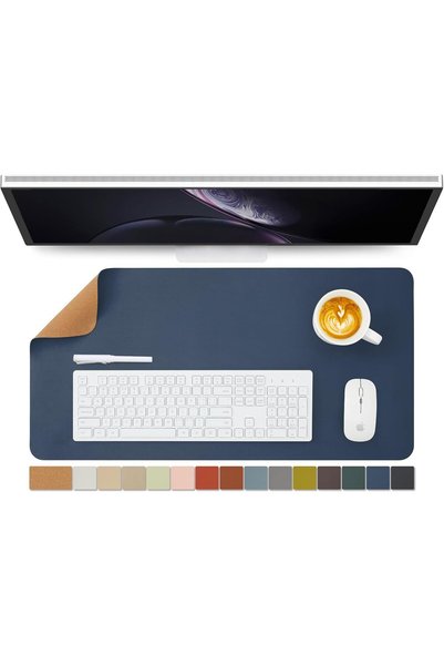Generic Cork Desk Mat - Dual-Sided Desk Pad for Office and Home - Desk Organi...
