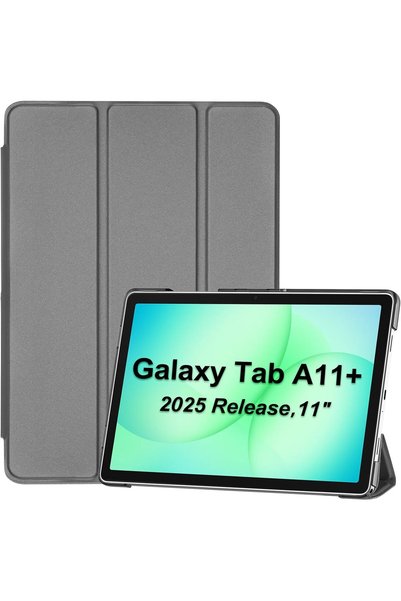 Generic for Galaxy Tab A11 Plus 11" 2025 Case, Slim Stand Cover, Grey