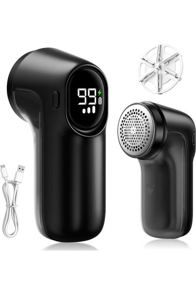 Generic Rechargeable Fabric Shaver, 3-Speeds Electric Lint Remover Shaver wit...