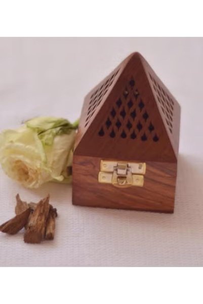 Generic Pyramid Wood Incense Burner Premium Design and Premium Quality to Add...