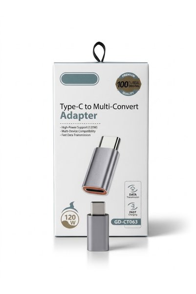 Bionic 120W Fast Charging USB-C to USB-C / Type-C Convert Adapter, High-Speed...