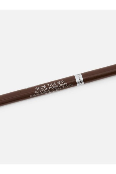 Rimmel Brow This Way Fill and Sculpt Eyebrow Definer - 002 - Medium Brown, 0.25G