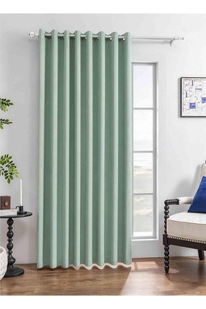 Generic Blackout Curtain for Bedroom, 1 Pcs Solid Thermal Insulated Grommet W...
