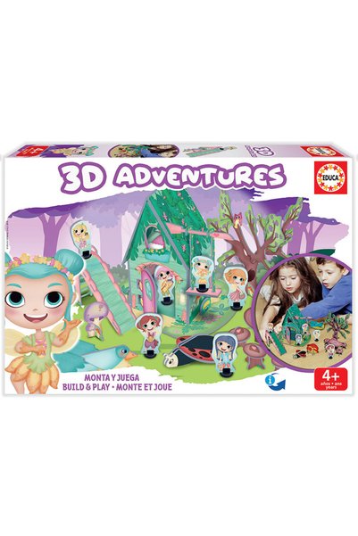 Educa Borras Set de joaca - Aventuri 3D cu zane