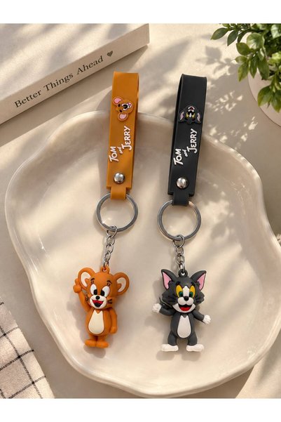 LYRA Bags & Accessories Tom and Jerry 2-Piece Keychain Set