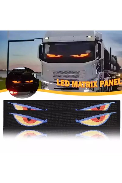 lumixauto Car LED Matrix Panel, Devil's Eye
