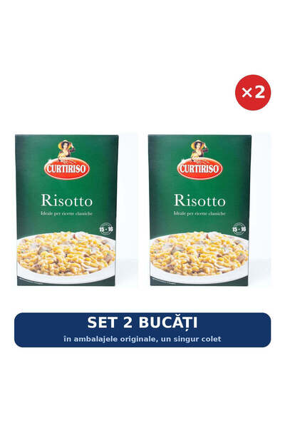 Curtiriso Set 2 x Orez pentru risotto Curtiriso, 1 kg