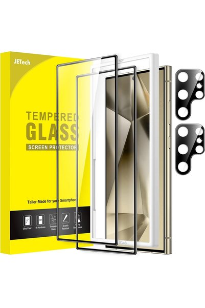 Generic Screen Protector for Samsung Galaxy S24 Ultra, 2+2 Pack