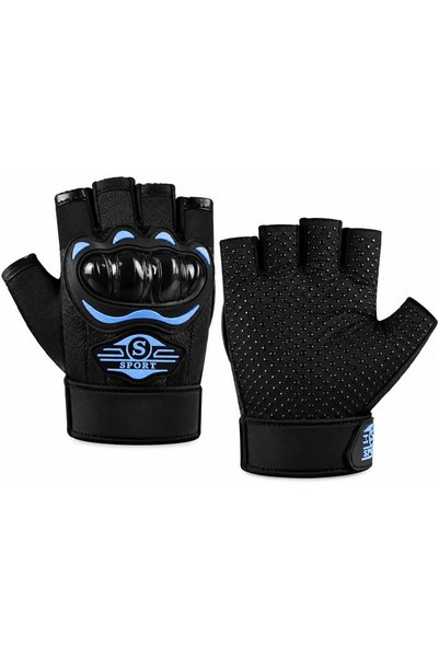 Generic Fitness Gloves for Men, Workout Gloves with Padded Palm, Breathable T...