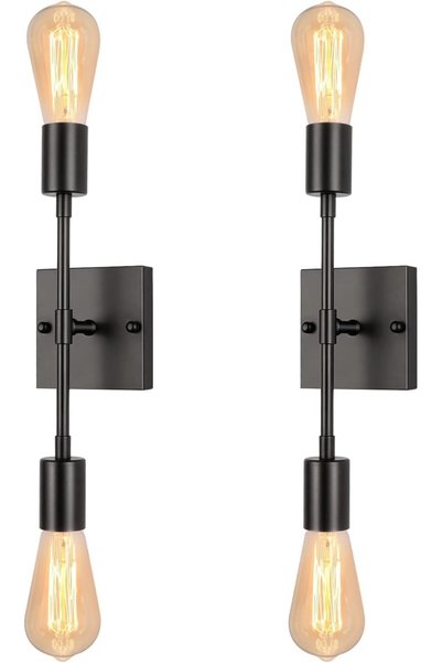 Generic Wall lamps, Vintage Industrial Double Sconce 2, E26 Base, Suitable fo...