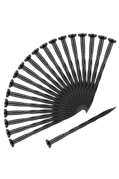 GENERAL 20‑Pack 20Cm Landscape Edging Stakes Heavy‑Duty Garden Anchoring Spikes