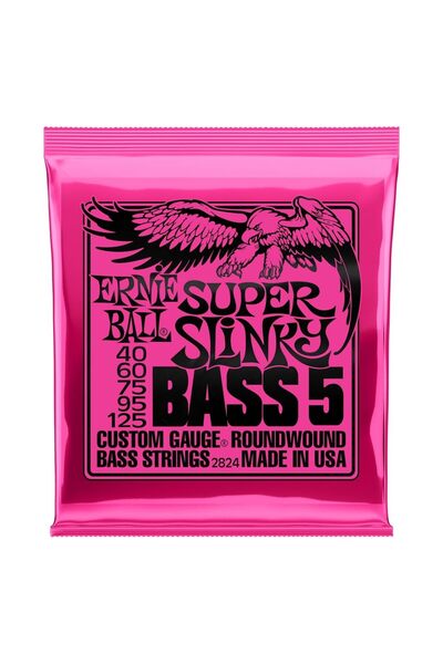 Ernie Ball Regular Slinky Nickel Wound Electric Bass Strings - 50-105 Gauge