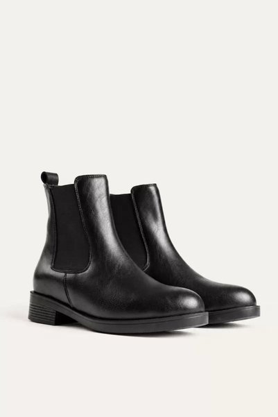 VelasBySerhat Women's Elastic Black Matte Short-Heeled Winter Boots with Non-Slip Soles Tr01Mk06C