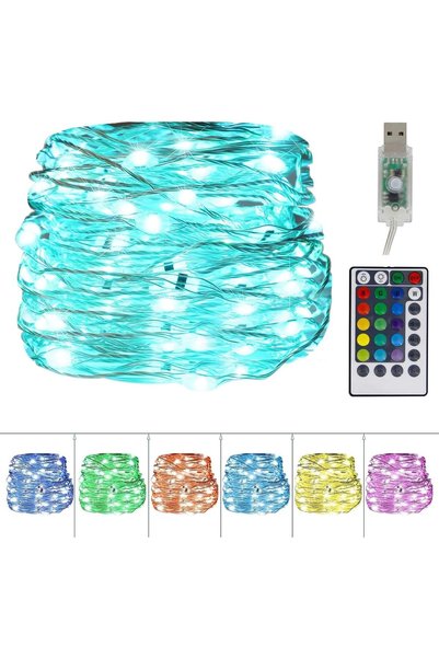 Generic Fairy String Lights, 10m 100 LED Rainbow Twinkle Lights, Fairy Lights...