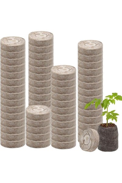 Generic 50 Pcs 36mm Seed Starter Pods, Compressed Peat Pellets for Seed Start...
