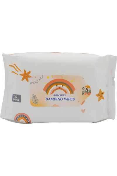 Generic BAMBINO WATER WIPES 20 PCS, Fragrance-Free and Paraben-Free, Gentle o...