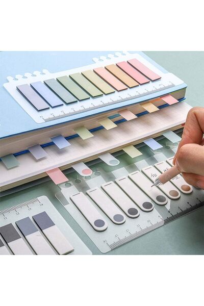 Generic Sticky Index Tabs, 1200 pages Page Markers Sticky Tabs Flags Colored ...