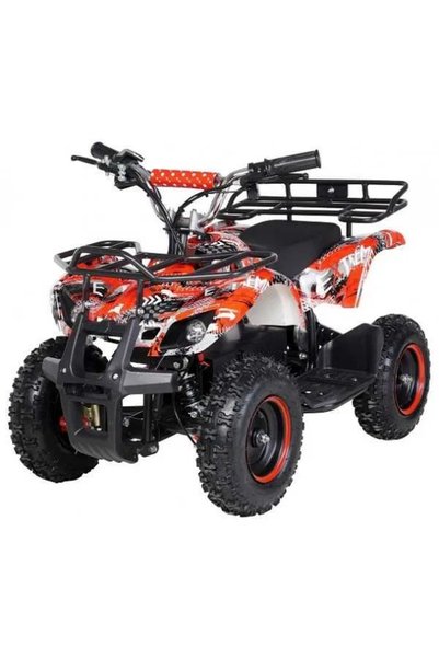 TEA Sports ATV Benzina Copii 50cc tip Graffiti, Frane pe Disc, Portocaliu Gra...