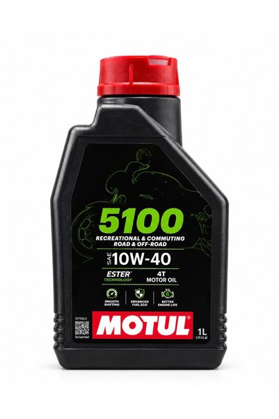 5100 10W-40 4T Ester Teknolojili Motosiklet Motor Yağı 1 Litre