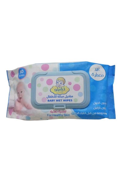 CELLO مناديل أطفال غير معطرة - 80 منديلًا