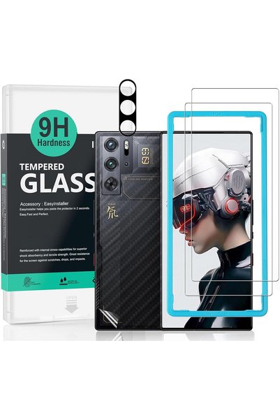 Generic قطعتان من واقي الشاشة لهاتف ZTE nubia Red Magic 9 Pro/9 Pro+/9S Pro 5...