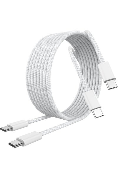 Generic 60W USB C to USB C Fast Charging Cable (2 Pack, 6FT), Durable Nylon C...