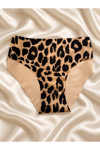 Hepsi Moda Leopard Print Panties - 354 - Black & Brown