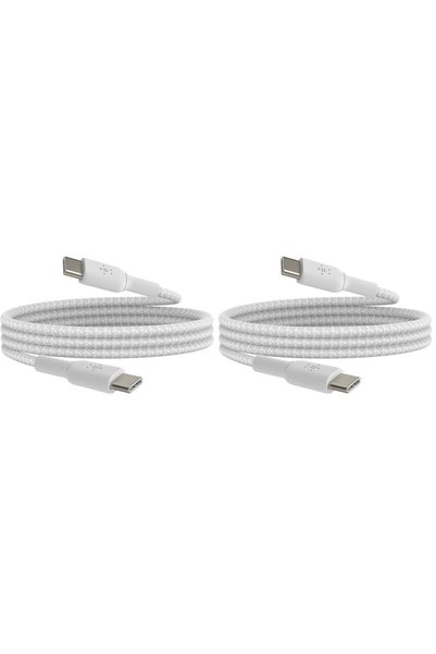 Generic كابل شحن سريع من BoostCharge بتصميم مضفر، كابل شحن USB من النوع C للش...