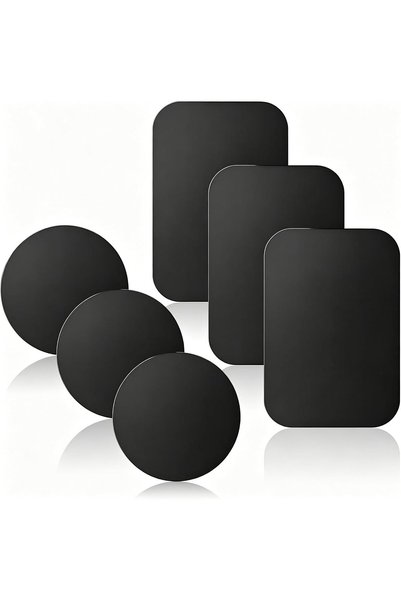 Generic 6 قطع من الألواح المعدنية العالمية لحامل الهاتف المغناطيسي للسيارة مع...