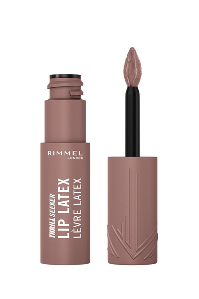 Rimmel أحمر شفاه سائل من ثريل سيكر، لون كابتشينو فاتح، 6 مل