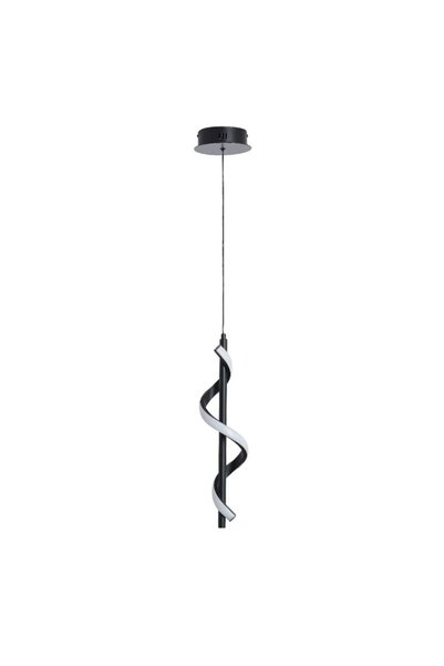 OEM Pandantiv Neji, metal, LED, Negru, Ø10x40cm