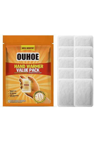 Generic 10 PCS Disposable Hand Warmers, Instant Heat Hot Hands Warm Pads, Por...