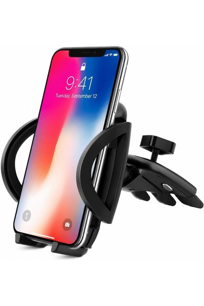 Generic بعد اليوم لين يحجب هاتفك المكيف Universal 360° CD Slot Phone Mount fo...