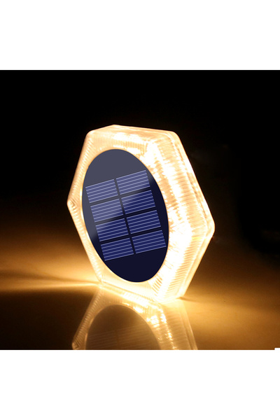 Choice EL-SD-04-1W Solar Powered Deck Lights Dusk to Dawn Auto On/Off IP68 Wa...