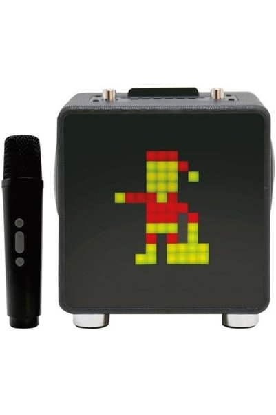 HANEL 15W 11X11 Piksel Led Ekranlı Karaoke Bluetooth Hoparlör Siyah BTS-270