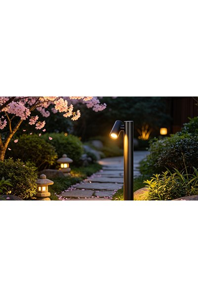Generic Brand Lantern Garden Floor Modern Hummer Black 60 cm Gu10 Bulb