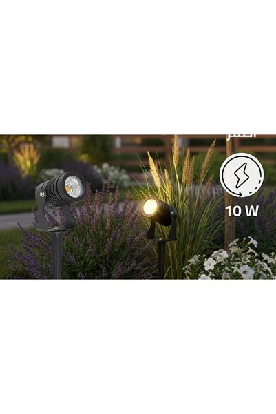 Generic Brand Portable garden light, yellow light, 10 watts TOFEL