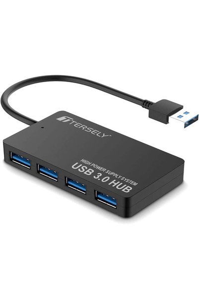 Generic موزع USB 3.0+2.0 بأربعة منافذ، نحيف للغاية وعالي السرعة