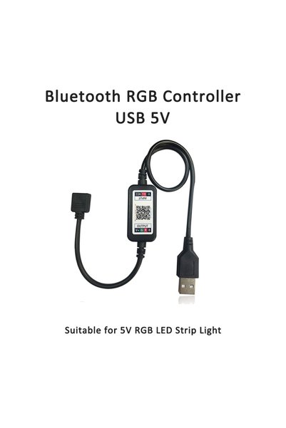 Choice USB 5V Bluetooth RGB LED Controller 4Pin USB 5V DC 5-24V Wireless Musi...