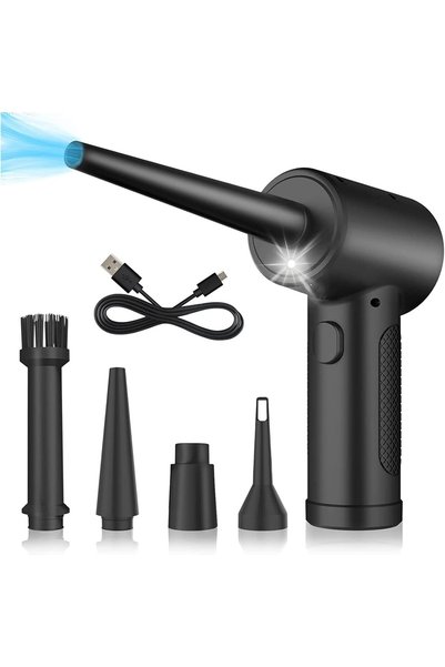 Generic Cordless Electric Air Blower for Computer Keyboard, 51000RPM 3-Speed ...
