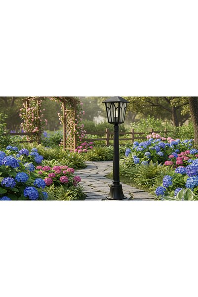 Generic Brand Lantern 1 Meter Outdoor Black