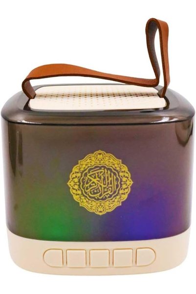 Generic Mini Portable Quran Speaker with Colorful LED Light & Remote Control,...