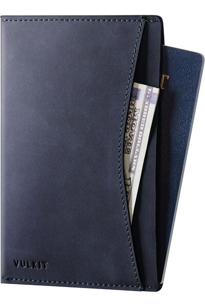 Generic Passport Cover Ultra Slim Design Leather Passport Sleeve RFID Blockin...
